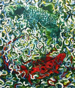Fish and newt
stirring the water
Oil 86 x 76 Fish and newt
stirring the water
Oil 86 x 76